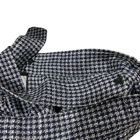 Hand Sewn Vintage Skirt Set Houndstooth Vogue Paris Original Size 8/10 - Picture 9 of 16